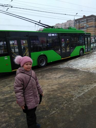 Новые троллейбусы на улицах нашего города