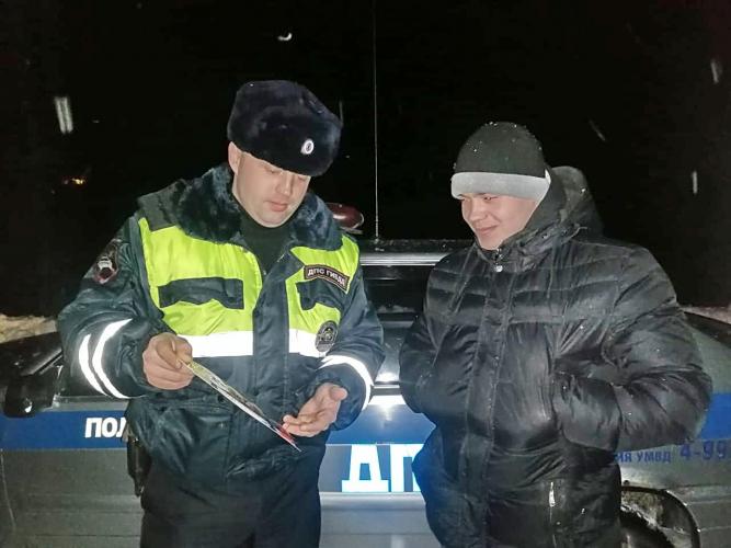 Томские Госавтоинспекторы уделяют особое внимание безопасности пешеходов в темное время суток