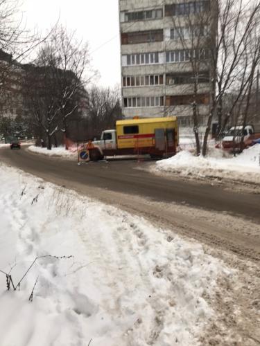 Объезд препятствия слева»