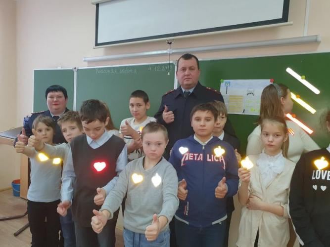 Автоинспекторы Новокуйбышевска приняли участие в «уроке доброты»