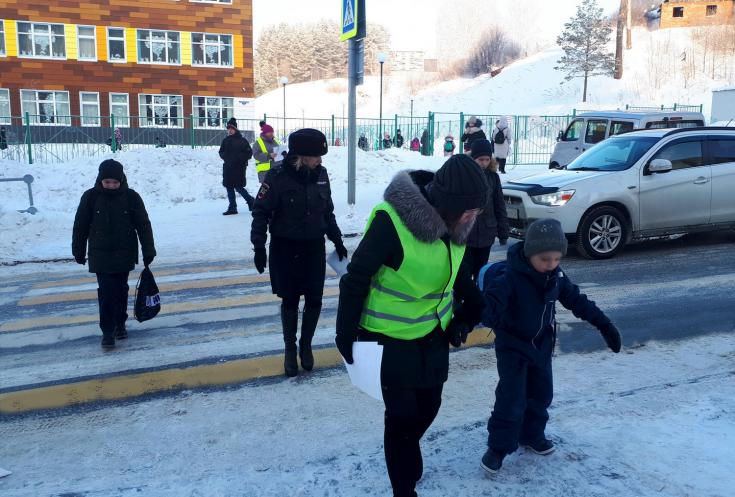 В городе Томске состоялась профилактическая акция «Внимание! На дороге юный пешеход!»