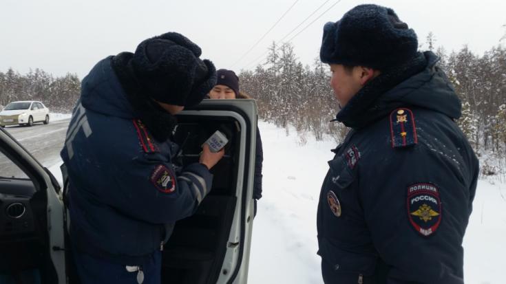 В Якутии с 17 по 19 января проводится профилактическое мероприятие «Тонировка»