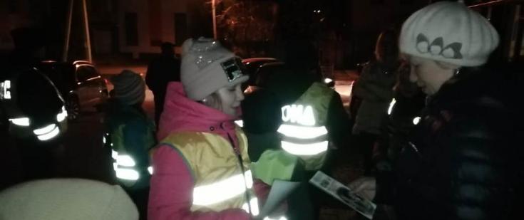 Сотрудники Госавтоинспекции провели ликбезы по использованию световозвращающих элементов в местах зимнего отдыха татарстанцев