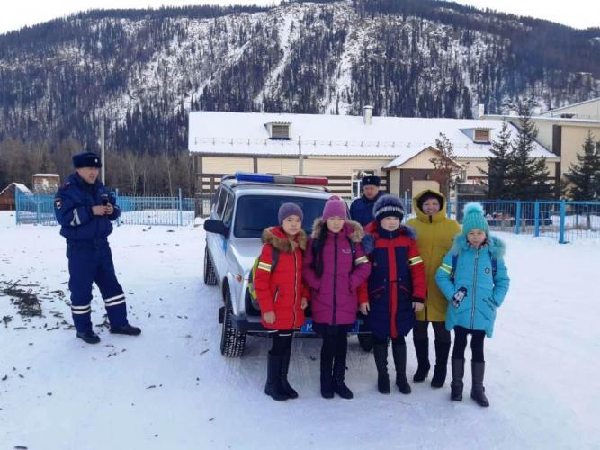 В школах Улаганского района проходят уроки дорожной безопасности