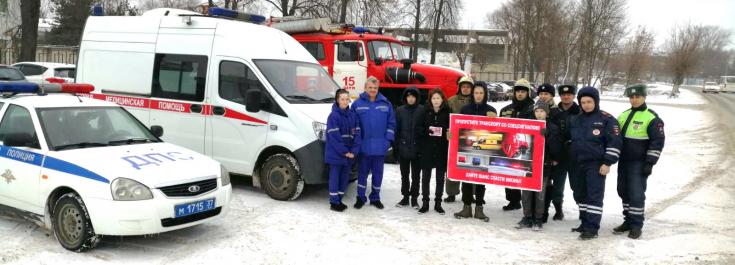 В Ивановской области сотрудники ГИБДД провели акцию «Пропусти транспорт со спецсигналом»