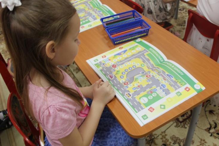 В Саранске начала работу «Школа юного пешехода»