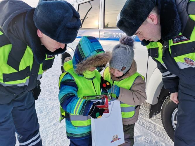 В Красноярском крае госавтоинспекторы исполнили мечту братьев из Северо-Енисейска