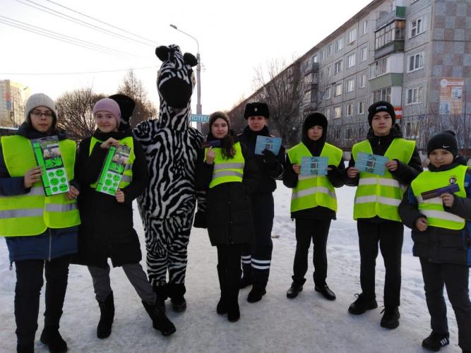 Сотрудники ГИБДД провели акцию «Мой лучший друг - пешеходный переход!»