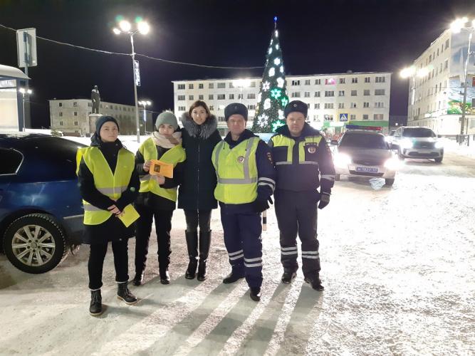 В поселке Никель сотрудники Госавтоинспекции провели акцию «Пристегни самое дорогое!»