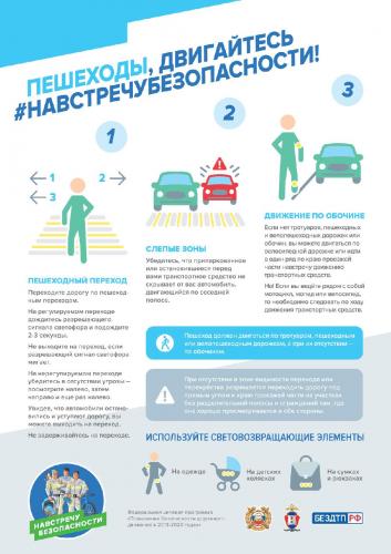 Кировские автоинспектры напоминают пешеходам о правилах безопасности