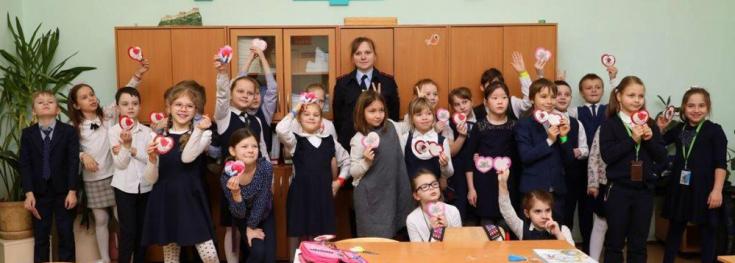 Сотрудники ГИБДД Северо-Восточного округа провели мастер-класс для школьников