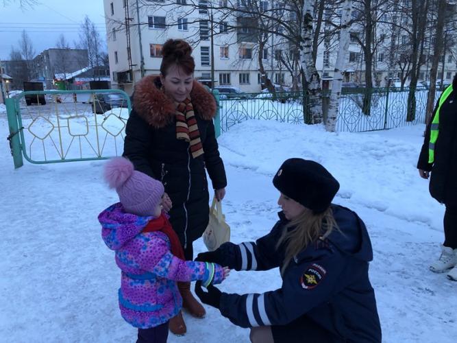 Сотрудники ГИБДД Сокольского района вместе с представителями родительской общественности провели мероприятие «Родительский патруль»