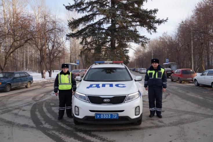 Ульяновский водитель поблагодарил региональных автоинспекторов за оказанную помощь