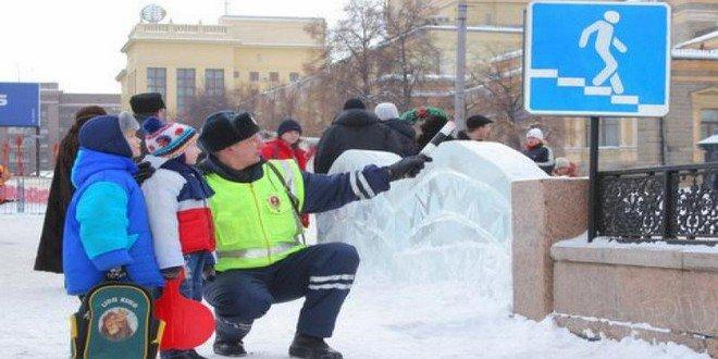 В Центральном округе проводится профилактическое мероприятие «Маленький пешеход»