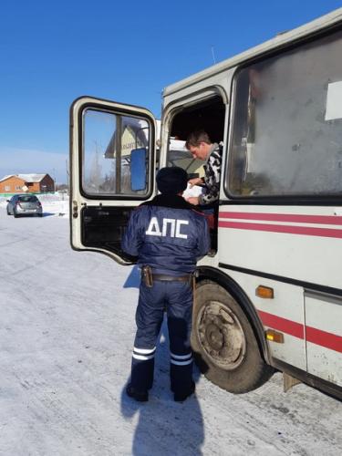 В Комсомольском районе сотрудники Госавтоинспекции провели оперативно-профилактическое мероприятие «Автобус»