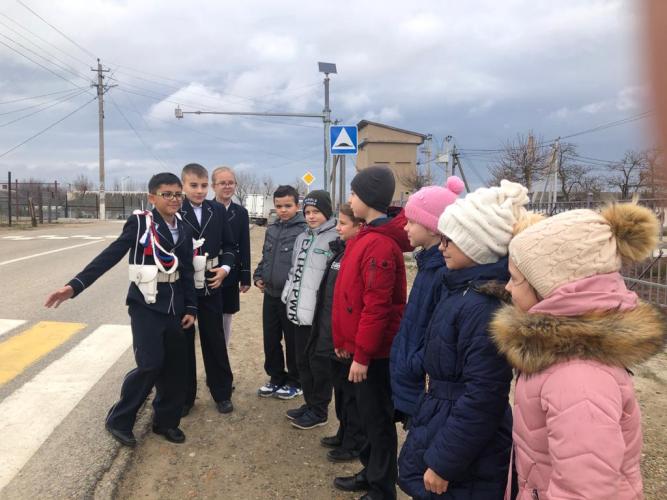 В СОШ №16 села Молдаванского прошла акция «Юный пешеход»