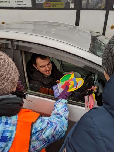 В Приморье сотрудники ГИБДД провели профилактическую акцию «Сердце БезОпасности»
