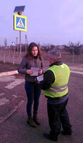 Сотрудники ГИБДД Советского района и «Родительский патруль» провели рейд вблизи образовательного учреждения