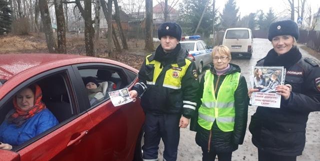 Сотрудники Госавтоинспекции Смоленского района совместно с представителями «Родительского патруля» проверили перевозку детей