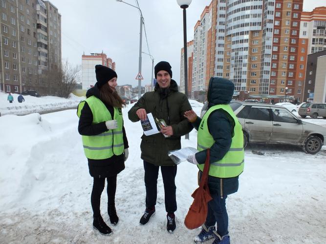 В городе Томске в профилактическом мероприятии «Пешеход» участие приняли представители добровольных народных дружин