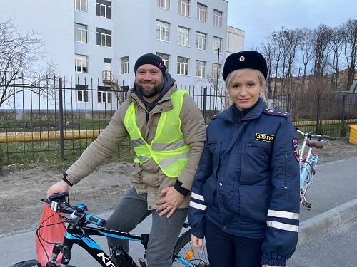 В Гурьевске сотрудники Госавтоинспекции провели профилактическое мероприятие «Стань заметнее!»