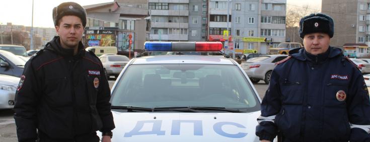 Жительница Хакасии поблагодарила сотрудников ГИБДД