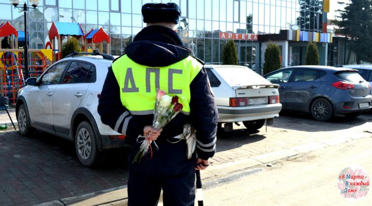 В Белгородской области «праздничный патруль» приятно удивил автоледи