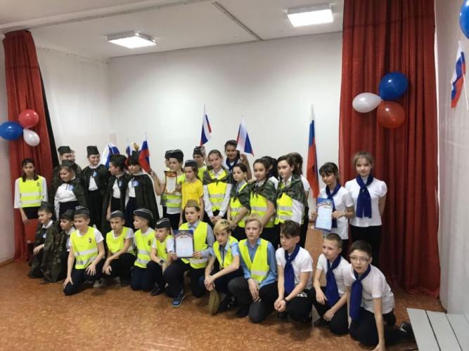 Районный конкурс строя и патриотической песни отрядов ЮИД.