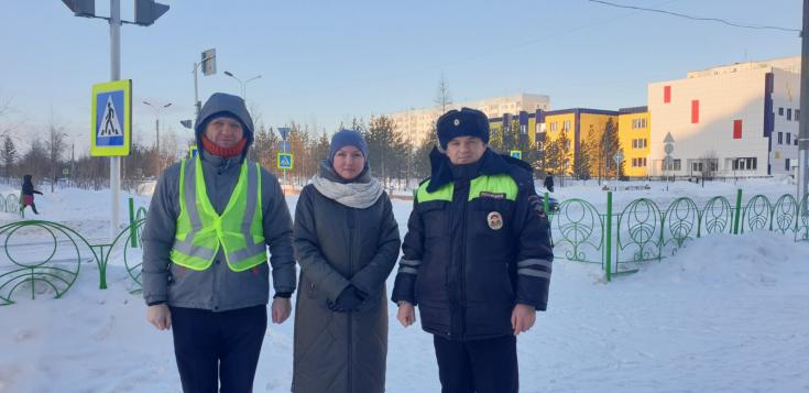 Надымские автоинспекторы провели профилактическое мероприятие «Внимание, пешеход!»