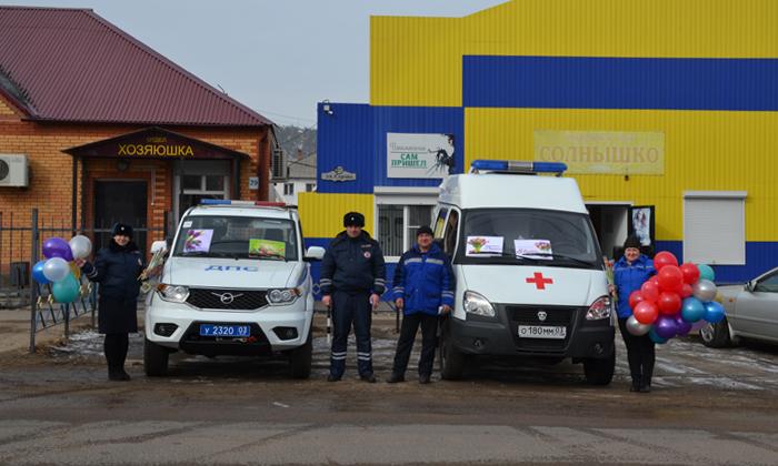 В Заиграевском районе автоинспекторы и медики напомнили женщинам о внимательности за рулем