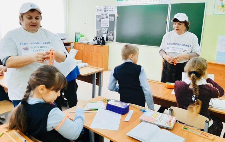 В Белгородской области «бабушкин патруль» проконтролировал соблюдение дорожных правил юными пешеходами