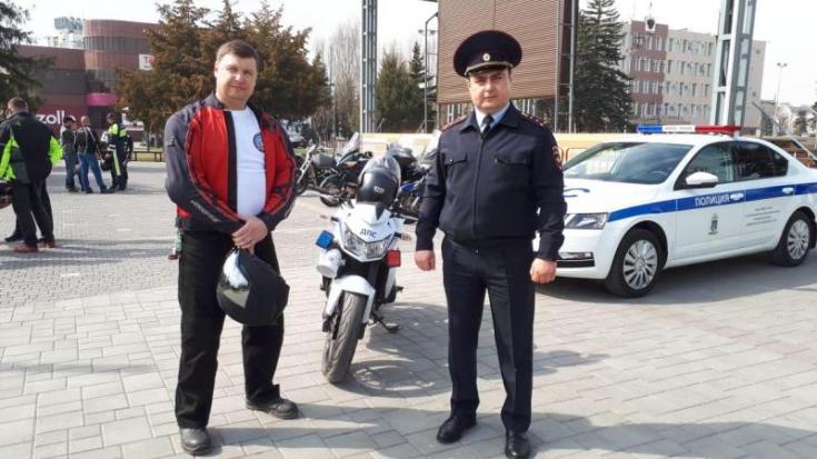 Байкерские сообщества Ставрополья продолжают агитировать за безопасное управление мототранспортом