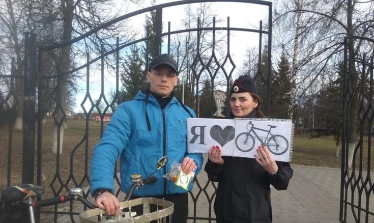 В Брянской области автоинспекторы проводят акцию «Я люблю велосипед!»