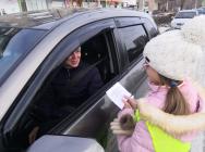 Школьники Гайского городского округа вышли в рейд вместе с инспекторами дорожно-патрульной службы