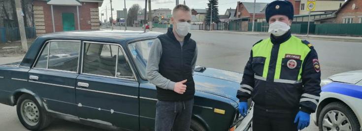 В Татарстане автоинспекторы помогли водителю, оказавшемуся в трудной ситуации