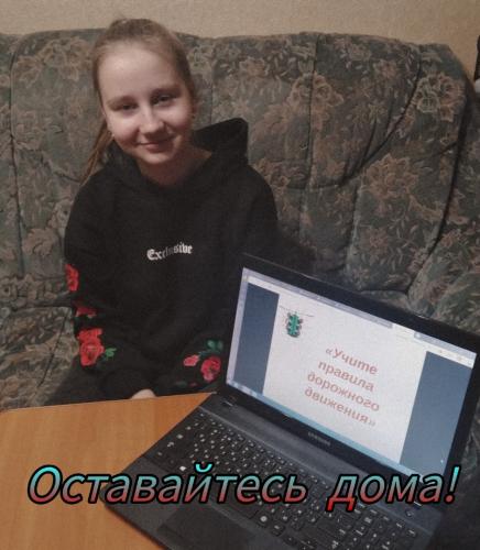 В Липецкой области состоялся интернет-флешмоб «Оставайся дома! Изучай ПДД!»
