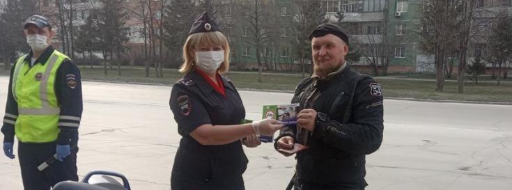 В Новосибирской области автоинспекторы провели профилактическое мероприятие «Мотоциклист»