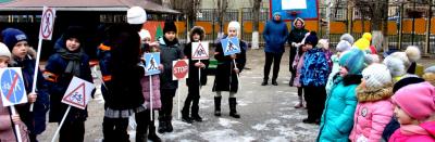 В Белгородской области старшеклассники обучают дошкольников основам дорожной безопасности