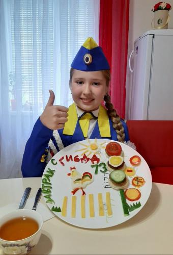Юные инспекторы движения Ульяновской области поддержали акцию «Завтрак с ГИБДД»
