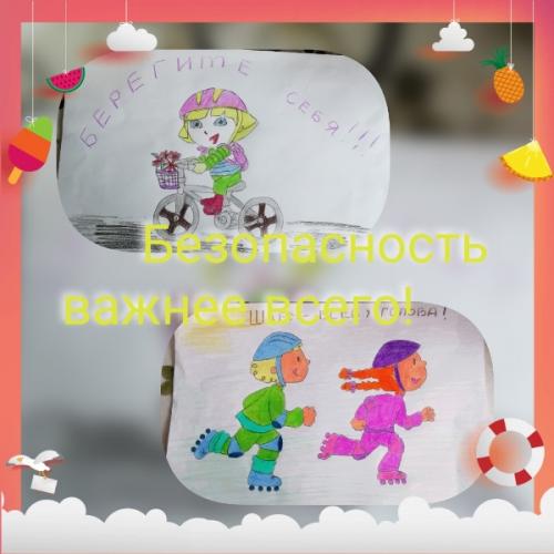 Юные ачинцы напомнили горожанам что «Шлем – всему голова!»