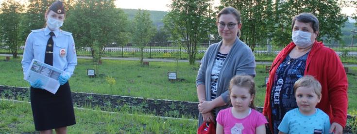 Госавтоинспекторы Бородино проводят профилактические рейды по дворам