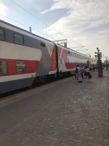Ехала в Москву на двухэтажном поезде