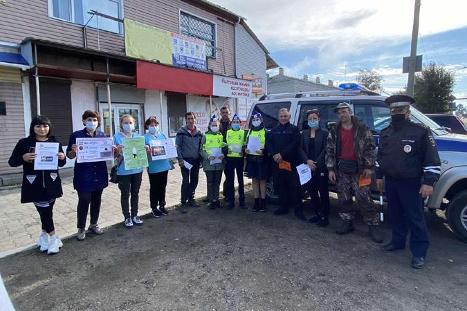 В Бурятии юные помощники Госавтоинспекции и медики провели совместное мероприятие, приуроченное к Всероссийскому дню трезвости