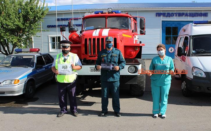 В Белгородской области автоинспекторы, спасатели и медики организовали челлендж дорожной безопасности