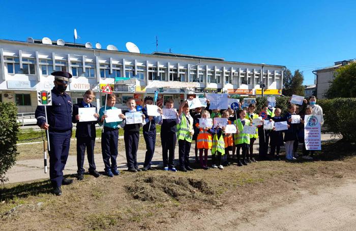 Автоинспекторы Кабанского района посвятили первоклашек в пешеходы