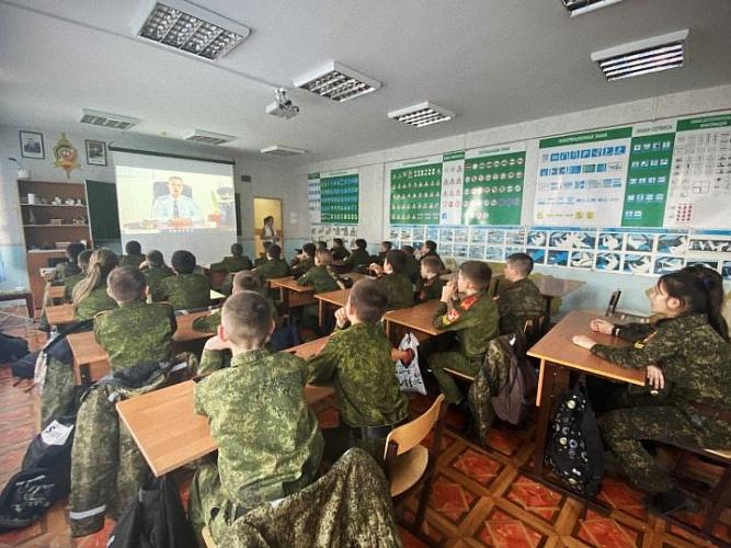 В альметьевской школе № 21 (2 корпус) прошла беседа по ПДД