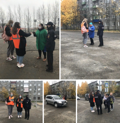 Оленегорские автоинспекторы провели профилактическое мероприятие «Будьте бдительны, пешеходы и водители»