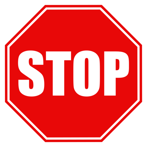 Знак стоп