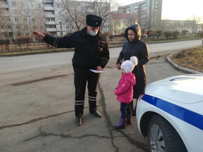 В Черногорске автоинспекторы принимают меры по обеспечению безопасности пешеходов
