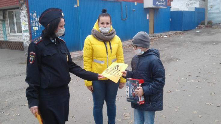 Сотрудники курской Госавтоинспекции провели профилактическое мероприятие "Пешеход"